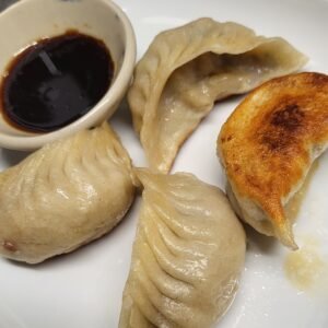 Raviolis au porc grillés fait maison (4 pcs)