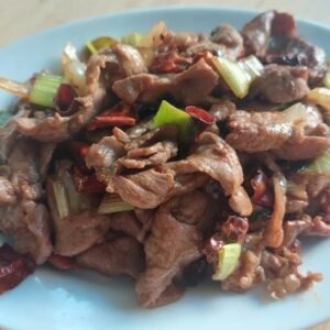 Agneau sauté au cumin